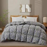 Noise Free Boho Paisley Flower Print Down Comforter, King Queen Bed Blanket. Fixed Price $86.99.