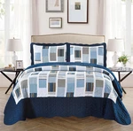 Mk Collection 3PC King/california Oversize Reversible Quilted Bedspread Set. Fixed Price $36.54.