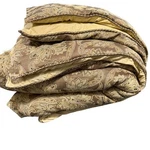 Croscill Jacobean Gold Damask Jacquard Queen Size Comforter Thick 92" X 94". Fixed Price $147.99.