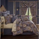 Five Queens Court Woodstock Cal-king Luxury 3 Dimensional Weave Comforter Set. Fixed Price $300.00.