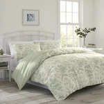 Laura Ashley Home - Queen Duvet Cover Set, Reversible Cotton Bedding With Matchi. Fixed Price $115.99.