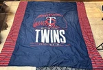 Minnesota Twins Northwest Comforter Queen Bedding 83"X83" Mlb Used. Fixed Price $14.99.