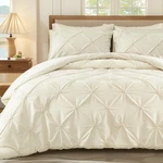 Wolki Size Comforter Set Cream, 3 Pieces Bed Lightweight King,. Fixed Price $62.99.