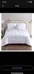 Hallmart Collectibles Waterfall Floral Reversible 12-PC. Full Comforter Set. Fixed Price $65.00.