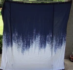 Vince Camuto Lyon Shower Curtain Blue Brushstroke Print White 72 X. Fixed Price $22.00.