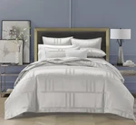 Hotel Collection Structure 3 Piece King Comforter Set Silver - $625. Fixed Price $117.76.