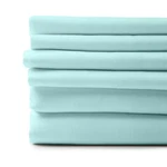 1800 Count 6 Piece Egyptian Cotton Feel Soft Sheets Deep Pockets 4 Pillowcases. Fixed Price $28.46.