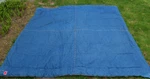 Vintage Tommy Hilfiger Denim Style Comforter, Bedding 94" X 88" (full/queen). Fixed Price $135.00.