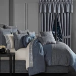 New Five Queens Court Leah Comforter Set Blue Sz Cal King. Fixed Price $294.99.