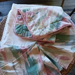 Croscill Sedona Twin Bed Skirt + Sham Pastels Watercolor Brush Strokes Abstract. Fixed Price $59.95.