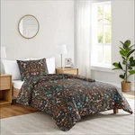 Sweet Jojo Designs Girl Twin Comforter Bedding Set Boho Floral Wildflower Black. Fixed Price $98.00.