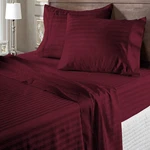 Home Bedding Collection 1000 Tc Egyptian Cotton Wine Stripes Select Item. Fixed Price $84.46.