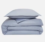 Sky Blue 500TC Sateen Wrinkle Resistant 3-PIECE Comforter Cover Set, Full/queen. Fixed Price $79.99.