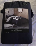 Nwt Ugg Devon Twin/extra Long 3-PIECE Navy Comforter, Pillow Sham & Throw!. Fixed Price $100.00.