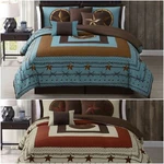 Chezmoi Collection 7-PIECE Western Country Star Oversized Bedding Comforter Set. Fixed Price $59.99.