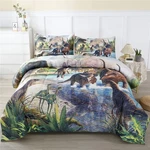 Winlife Dinosaur Comforter Set Queen Kids Bedding Jurassic Jungl.... Fixed Price $59.46.