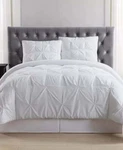 Truly Soft Pleated King Comforter Set - White. Fixed Price $67.64.