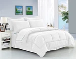 Elegant Comfort Wrinkle Resistant Silky Soft Dobby Stripe Bed-in-a-bag 8-PIECE. Fixed Price $88.09.