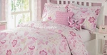 5-PC Butterflies Lady Bugs Full/queen Comforter Cynthia Rowley Pink Fuchsia. Fixed Price $154.99.