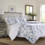 Laura Ashley - Home Decor 100% Cotton Comforter & Sham Set. Fixed Price $229.99.