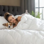 C&w All Seasons Goose Down Comforter King Size, 106X90 Inches, 100% Cotton. Fixed Price $121.99.