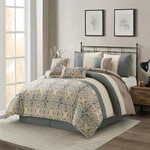 Stratford Park Multi-color Sets Queen With Comforter, 7 Piece Bedding Set.... Fixed Price $156.73.
