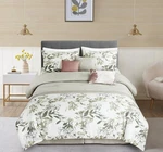 Chezmoi Collection Luxury 7-PIECE Floral Embroidered Botanical Comforter Set. Fixed Price $54.99.