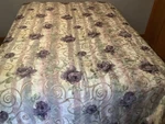 Croscill Chambord Cassis Purple Rose Floral Full Queen Comforter. Fixed Price $89.00.