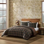 Eddie Bauer 3PC Full/queen Huntley Plaid Comforter Bedding Set Brown. Fixed Price $51.99.