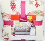 Better Homes & Gardens Full / Queen Quilt 2 Shams Double Wedding Ring 3 Pc Set. Fixed Price $119.99.