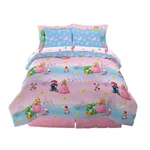 Super Mario Princess Peach Full Size 7 Piece Bedding Set Comforter Sheet. Fixed Price $102.49.