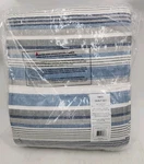 New Nautica 100% Cotton Twin Quilt Bedding Jettison Blue. Fixed Price $54.99.
