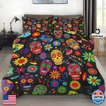 Pamnest Dead Sugar Skull Full Comforter Set, 3 Pcs Soft Microfiber Bedding. Fixed Price $61.56.