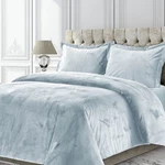 Tribeca Living Veniceduvet Velvet Oversized Solid Set, King, Haz.... Fixed Price $63.95.
