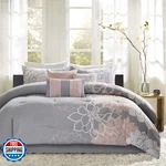 Madison Park Sateen Cotton Comforter Set Breathable Soft Cover Modern Print All. Fixed Price $140.61.