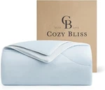 Cozy Bliss Cooling Comforter Twin Size Dual-sided, Ultra-soft Blankets. Fixed Price $59.00.