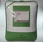 Kate Spade Queen/full Comforter Set Shams White Pop Floral Marshmallow 3 Pc Ny. Fixed Price $114.95.