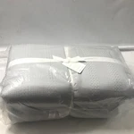 New Pottery Barn Honeycomb Cotton Full/queen Comforter Chambray Gray Mist Read. Fixed Price $65.09.