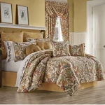 J. New York August By Five Queens Court COMFORTER,2 Shams,bedskirt. Fixed Price $400.00.