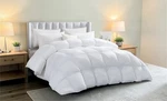 Luxurious All-season Goose Down Fiber Comforter White (size: King 106 90) Nwt. Fixed Price $65.59.