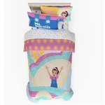 Ms Rachel Twin Set 4PC Character Comforter Sheet Kids Reversible Bedding. Fixed Price $59.98.