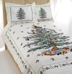 Spode Queen Comforter Set, 3-PIECE Bedding With Ivory. Fixed Price $105.94.