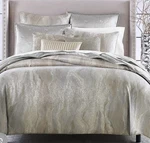 Hotel Collection Terra King 3PC Comforter Set Gray Cotton Blend, Oeko-tex. Fixed Price $175.00.