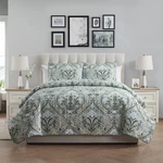 Vcny Home - Full/queen Quilt Set Pinsonic Bedding Matching Pillow Shams Dorm. Fixed Price $66.38.