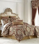 Croscill Arden Red Queen Bet Set Includes Comforter 2 Shams Bed Skirt Brand New. Fixed Price $149.95.