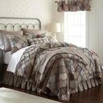 Donna Sharp Smoky Mountain Rag Quilt **twin** 2- Pc Set Farmhouse Rustic Country. Fixed Price $304.00.