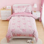 Bow-tiful Bedding Set: Twin Size Comforter Girls Sweet Dreams Included!. Fixed Price $71.99.
