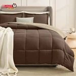 Homelike Moment California King Comforter Set Brown, Ligh. Fixed Price $80.68.