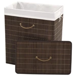 Collapsible Laundry Basket Dirty Clothes Hamper Bin Bamboo Vidaxl. Fixed Price $36.99.