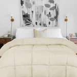 Superior Brushed Microfiber Solid Comforter Down Alternative Bedding Reversible. Fixed Price $141.21.